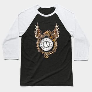 Clockwork Dragon - Steampunk Fantasy Baseball T-Shirt